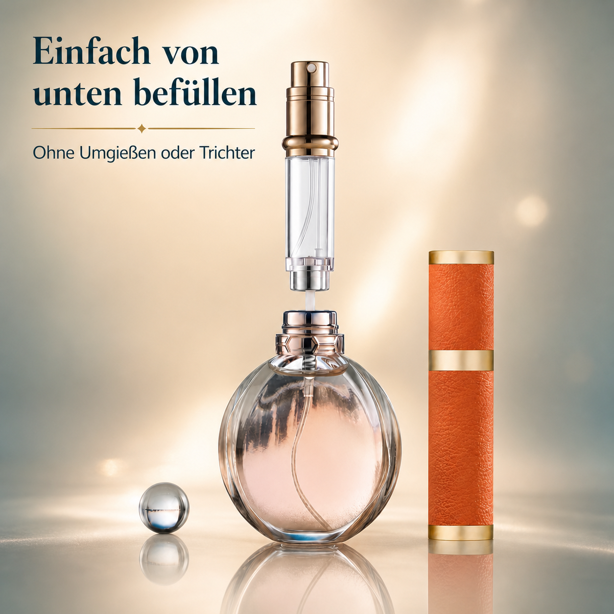 Parfümzerstäuber von unten befüllen