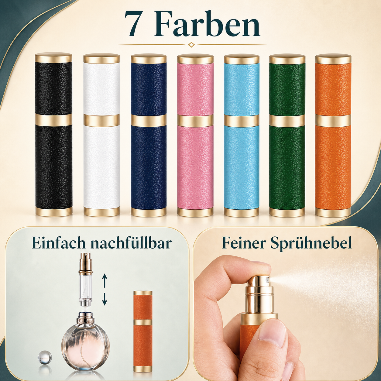 Übersicht der Parfümzerstäuber und Produktvorteile